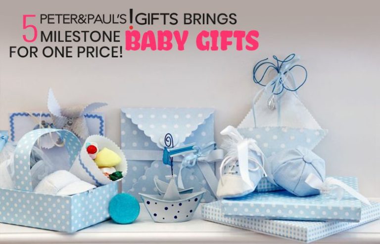 Peter & Paul’s Gifts Brings 5 Milestone Baby Gifts for One Price!
