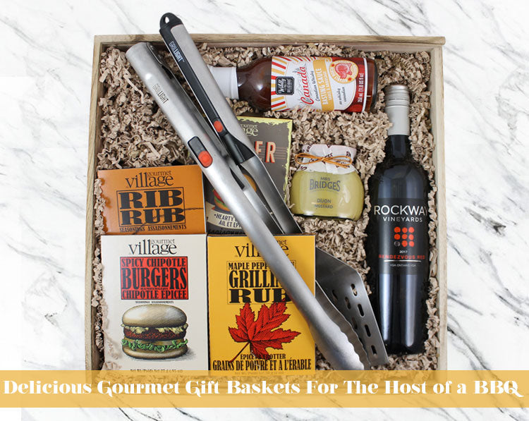 Delicious Gourmet Gift Baskets for the Host of a BBQ