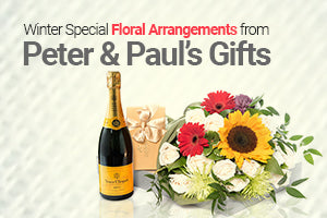 Bring Cheer into Your Home This Winter with Peter & Paul’s Flower Arrangements