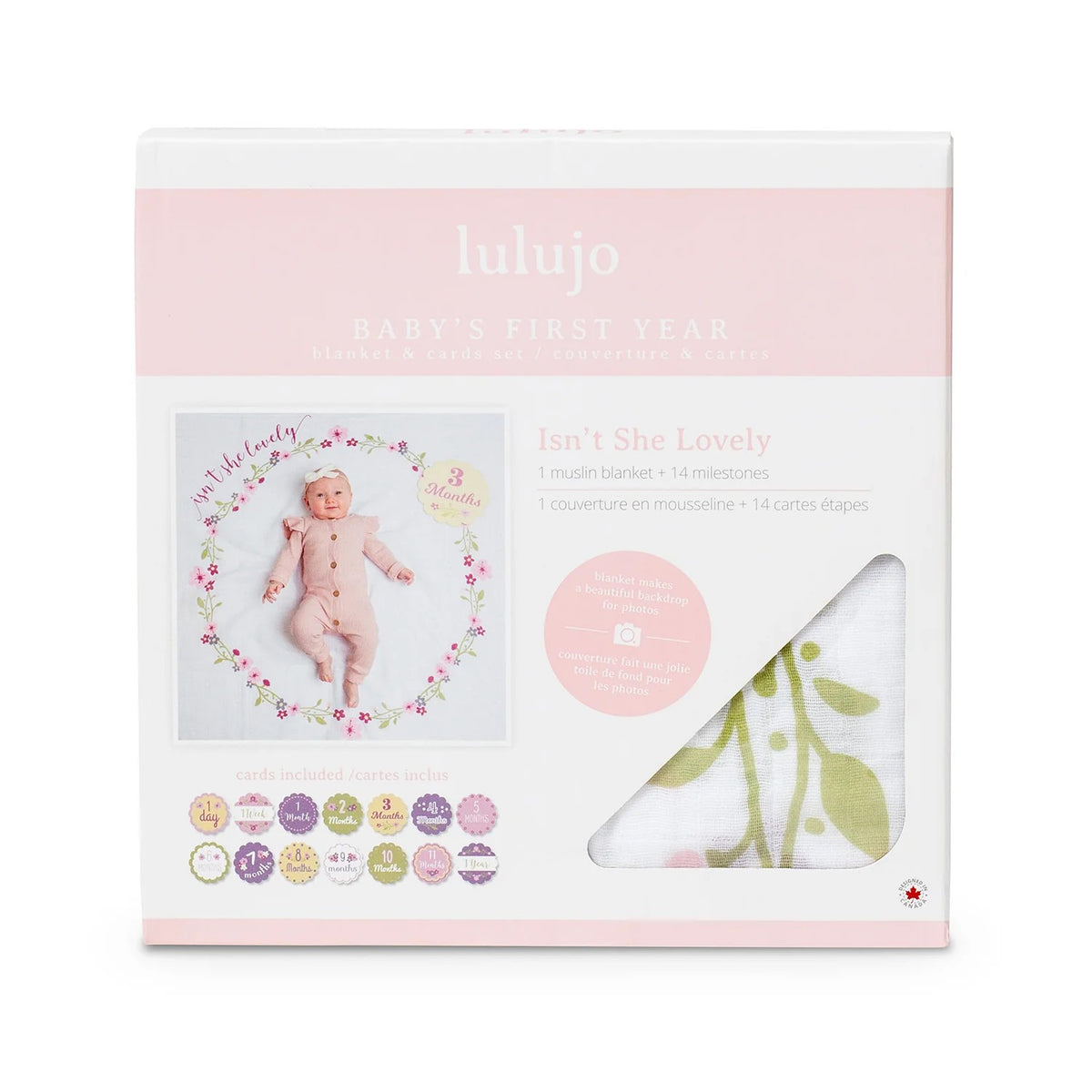 Isn't She Lovely - Baby's First Year Milestone Set, view 2 of 4