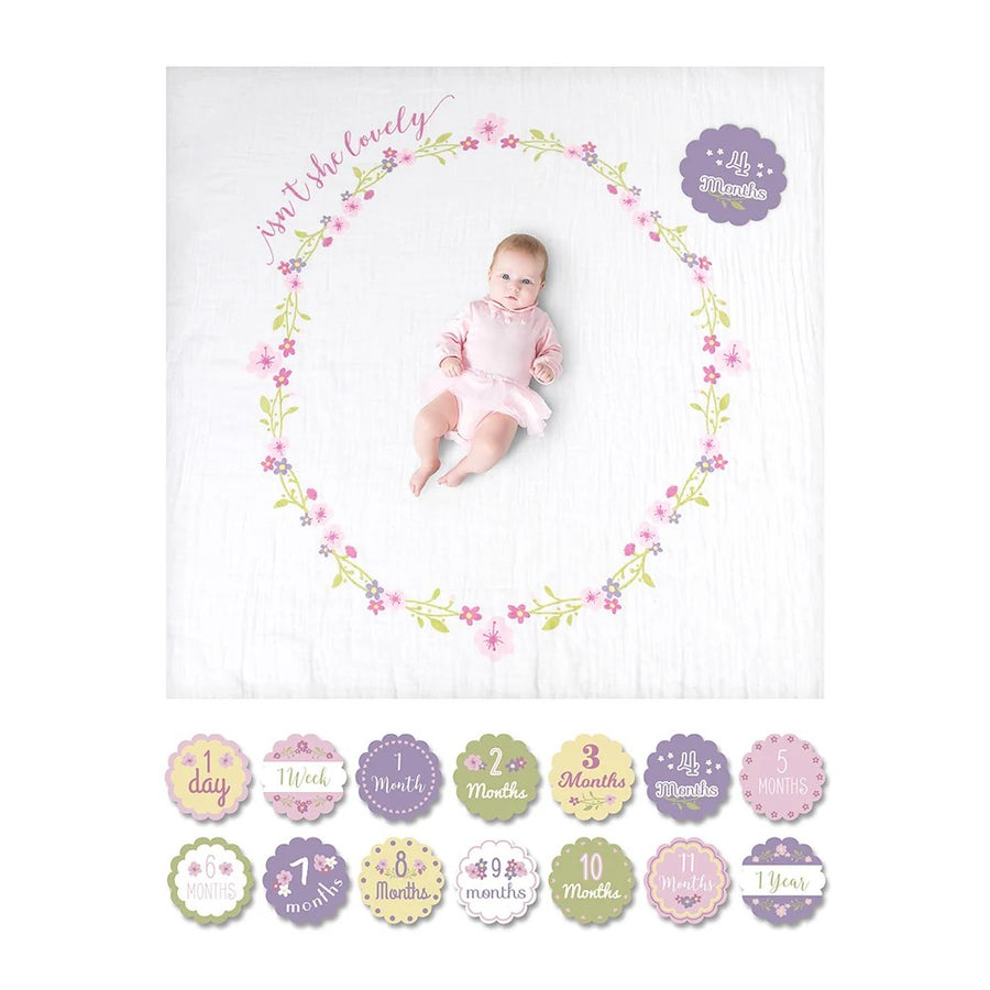 Isn't She Lovely - Baby's First Year Milestone Set