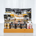 One for All small gourmet gift basket with Hardbite chips, Ferrero Rocher and assorted snacks