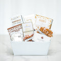 Sensational Snacks medium gift box with cantucci, wafers, chocolate covered pretzels and cookies