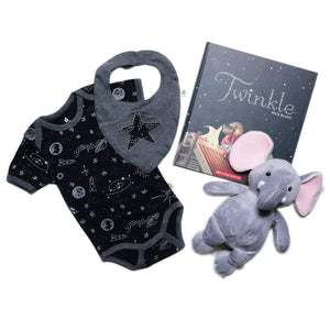 Milestone Baby Gift Collection Onezie Twinkle Book